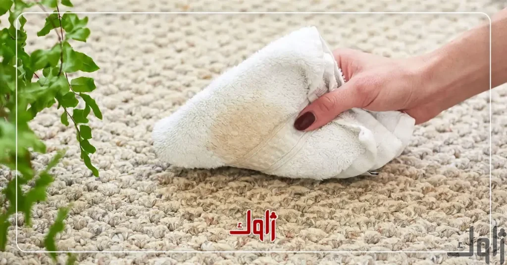 پاک کردن لکه قهوه از روی فرش با سرکه