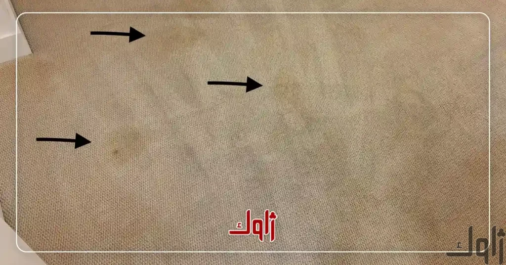 رفع زردی فرش بعد از شستشو