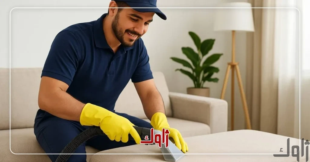 از بین بردن لکه های مبل در خانه